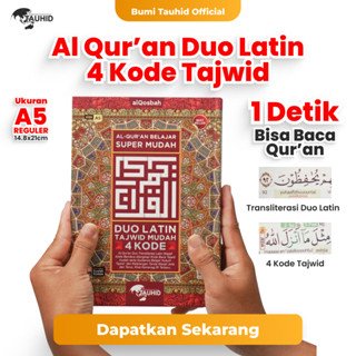 Alquran Duo Latin A5 Tajwid Mudah 4 Kode Al Quran Latin dan Terjemah Edisi 2024